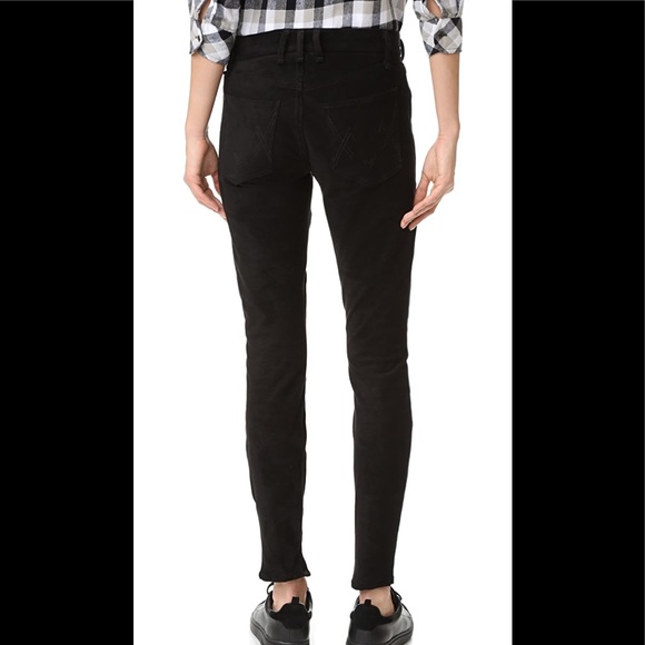 McGuire Vegan Suede Black Pants - Picture 2 of 6